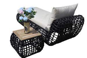 Tumbona Moderna de Ratán Sintético PRSB-033 para Uso en Villas, Hoteles, Dormitorios, Salas de Estar, Parques y Apartamentos - Product Image 3