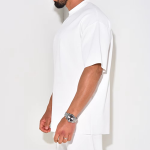 2025 Wholesale Custom Breathable <b>Oversized</b> Short Sleeves <b>T</b> <b>shirt</b> For Men Factory Rate <b>Plain</b> Blank Solid <b>T</b> <b>shirt</b> For Men - Product Image 5