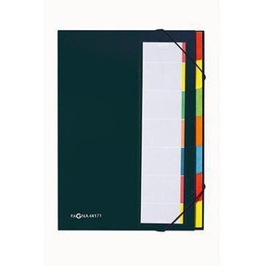 Premium DIN <b>A4</b> Cardboard Deskorganizer Laminated with Polypropylene Film Black Color File <b>Folder</b> - Product Image 1