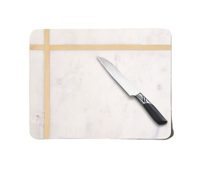 Tabla de cortar de mármol blanco con incrustación de latón para frutas y verduras, utensilios de cocina para hogar, restaurante, Hotel, hechos en la India - Product Image 1