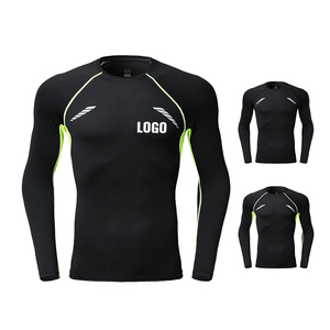 เสื้อใส่ตกปลาสำหรับผู้ชายเสื้อใส่ผื่นเสื้อผ้าป้องกันแสงแดดเสื้อรัชการ์ดผื่นคันพิมพ์ลาย - Product Image 1