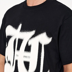 T-shirts personnalisés pour hommes, imprimés, 100% coton, respirants, de haute qualité, tissu en toile épaisse, manches courtes, coupe classique - Product Image 4