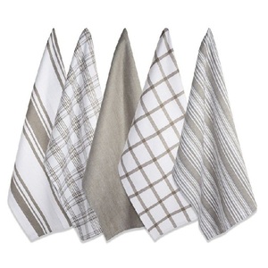 Toalla de cocina 100% algodón orgánico, suave y absorbente de alta resistencia, toalla de mano de cocina con logotipo personalizado impreso, precio al por mayor - Product Image 5