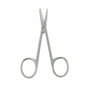 Nouvelles ciseaux à sourcils en acier inoxydable finition satinée, coupe-précise pour femmes et hommes, soins personnels, certifiés CE ISO - Product Image 2