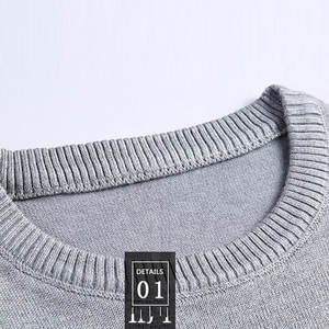 Sudadera de cuello redondo para hombre de alta calidad superventas tela de algodón de alta calidad último diseño patrón sólido para invierno al por mayor - Product Image 2