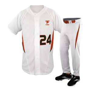 Conjunto de ropa deportiva de talla grande para hombre con logotipo personalizado de alta calidad, uniforme de béisbol y sóftbol transpirable con impresión por sublimación a la venta - Product Image 4