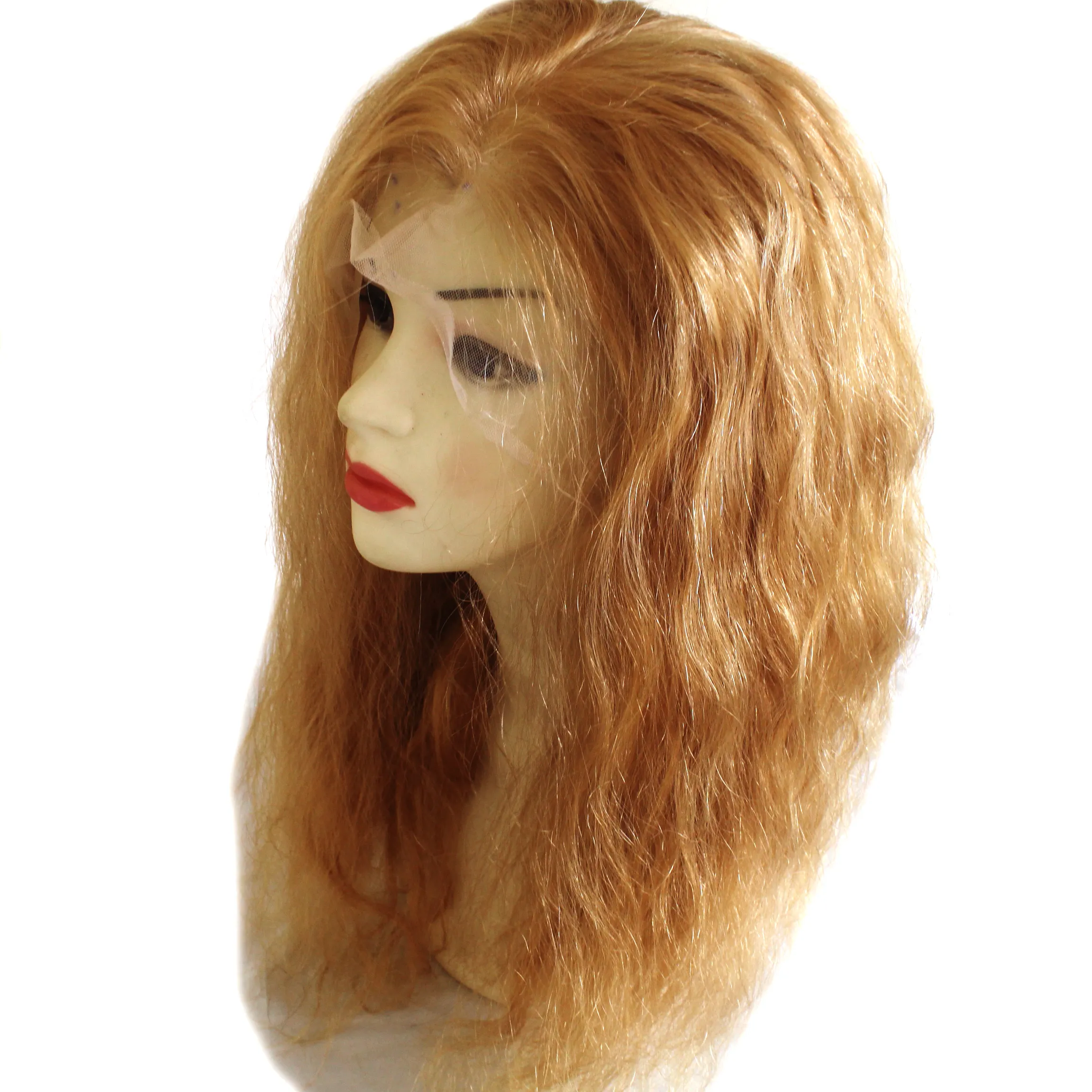 Fashion blonde ombre wig 100% human hair, Honey Blonde Ombre Highlights Color 13x4 13x6 natural Lace Front Human Hair Wigs