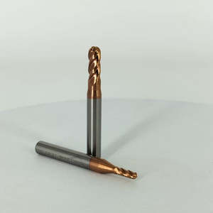 METALDUR Inserto de cobre de punta esférica de 4 flautas 5*6*50 recubierto de TiCN a 55HRC ODM y OEM personalizable - Product Image 1