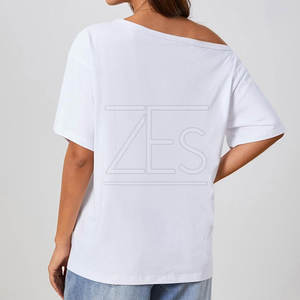 Camiseta gráfica extragrande de diseño único transpirable Camiseta gráfica extragrande hecha al por mayor de fábrica para mujer - Product Image 4