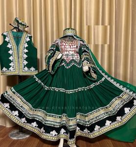 ชุดเดรสสตรีสไตล์อัฟกานิสถานโบราณทำด้วยมือผ้าไหมคุณภาพสูงและผ้าฝ้ายวัสดุที่ดีที่สุดสำหรับ0564ฤดูร้อน - Product Image 4