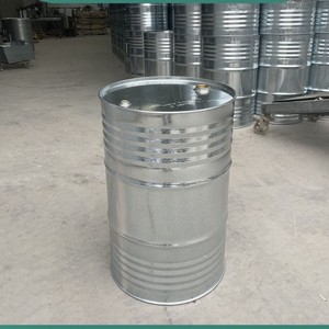 Baril en acier de qualité alimentaire de 55 gallons / 200 litres à ouverture par le haut avec couvercle amovible et anneau de verrouillage - Product Image 2