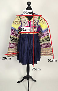 Vestido Afgano de Manga Larga con Cuello Alto, Transpirable, Antiarrugas, Talla Personalizada - Venta al Por Mayor - Product Image 6