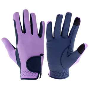 Breathable Equestrian Horse Riding Gloves with <b>Adjustable</b> <b>Strap</b> and Non Slip Palm Design for Training and Outdoor Riding - Product Image 6