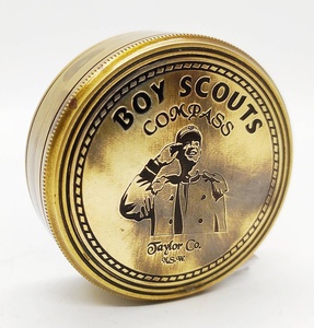 Brújula de Metal antigua de latón para niños, brújula Náutica de latón, para cazar - Product Image 5