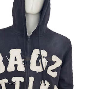 เสื้อฮู้ดปักลายความทุกข์สินค้ามาใหม่เสื้อฮู้ดปักลายแบบชาวปากีสถาน - Product Image 2