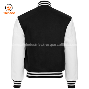 Chaqueta Bomber Varsity para hombre, nuevo diseño de talla grande, parches personalizados, chaqueta Letterman Varsity para hombre, servicio OEM - Product Image 6