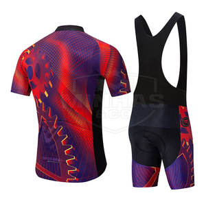 Bajo MOQ nuevo diseño ciclismo uniforme al aire libre transpirable ropa deportiva ciclismo desgaste uniforme para hombres - Product Image 2