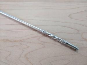 Cuillère à cocktail en acier inoxydable de qualité supérieure, manche torsadé avec extrémité de pilon, parfaite pour un mélange fluide, utilisation à domicile ou au bar - Product Image 2