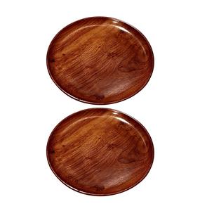 Assiette en bois de haute qualité pour vaisselle vaisselle Offre Spéciale assiette à dîner assiettes en bois d'acacia. - Product Image 1