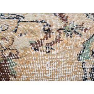 Tapis en laine vintage 9x12 rouge et orange, noué à la main, motif médaillon, pour salon ou couloir, tissage rectangulaire - Product Image 3