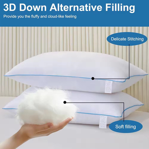 Funda Protectora para Almohada de Hotel con Cierre, 100% Algodón, Impermeable, Personalizada, del Mejor Proveedor, Funda de Almohada de Algodón de Alta Calidad - Product Image 6