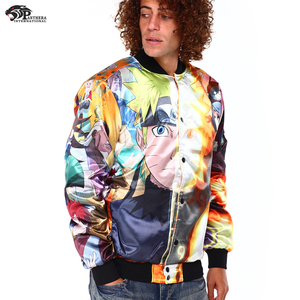 แจ็กเก็ตซาตินผู้ชายปรับแต่งได้สำหรับคอปกตั้งฤดูหนาวพร้อมชื่อและโลโก้ส่วนตัวสำหรับการสั่งซื้อจำนวนมาก - Product Image 6