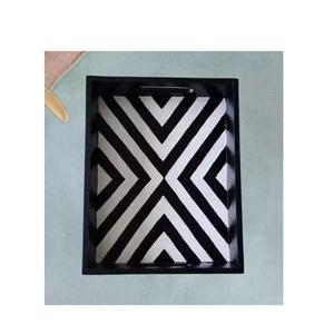 Bandejas de madera para servir alimentos hechas a mano, el mejor diseño para mesa de restaurante, bandeja de madera decorativa, superventas, bandeja impresa de madera - Product Image 5