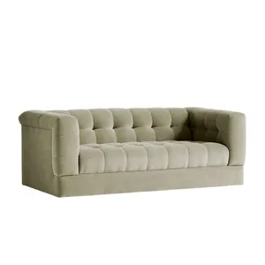 אור צבא ירוק קטיפה ספה ספה הטוב ביותר מוצר יצרן וייטנאם סלון רהיטים באיכות גבוהה