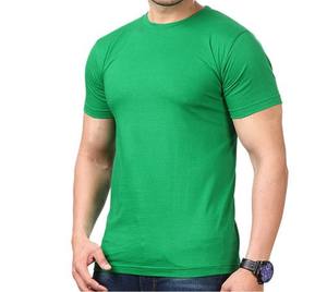 Venta al por mayor de Camisetas Personalizadas de poliéster con cuello redondo Camisetas lisas Camisetas unisex Fabricantes de camisetas de media manga con cuello redondo para hombres - Product Image 3