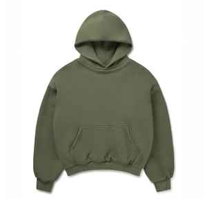 เสื้อฮู้ดลายว่างโลโก้ออกแบบได้ตามต้องการเสื้อมีฮู้ดผ้าคอตตอนเนื้อหนาจากฝรั่งเศส100% ไหล่ตกหนัก430ก. เฮฟวี่เวทใส่ได้ปกติเป็นมิตรกับสิ่งแวดล้อม - Product Image 4