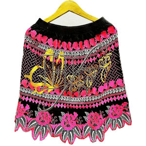 Micronesian Women's Fashion Floral Embroidery <b>Skirts</b> <b>Summer</b> Tribal Tropical Hawaiian Islander <b>Skirt</b> - Product Image 1