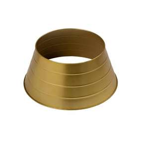 Collar de árbol de Navidad de metal de hierro chapado en oro de tamaño personalizable - Product Image 5