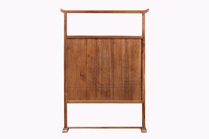 Partie centrale exquise de diviseur en bois de teck dans le style chinois moderne pour la cloison de salon, l'intimité de la chambre et le diviseur de bureau - Product Image 2