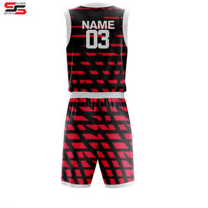 Uniforme personalizado de baloncesto de poliéster 100% con logotipo de equipo y número de nombre Ropa deportiva impresa de la mejor calidad Sublimación más nueva Negro - Product Image 2