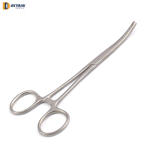 Pinces hémostatiques manuelles réutilisables droites et courbées, instrument chirurgical vétérinaire avec clip hémostatique et kit de sutures - Product Image 6