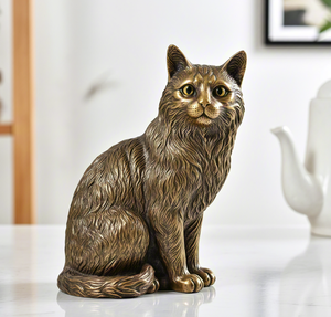 Özel döküm Metal heykelcik heykel bronz süs köpek pirinç antika köpek süsler el sanatları ev dekorasyon heykeli için - Product Image 6