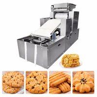 Machine automatique à fabriquer des biscuits en acier inoxydable, machine électrique à former des gâteaux aux noix, ligne de production de boulangerie commerciale