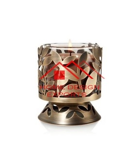 Antique Finished Casting Aluminum Metal Candle Votive Hot Selling Home <b>Decor</b> Metal Candle Candle Holder Best Seller - Product Image 1