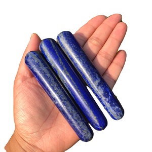 Lapis Lazuli ไม้นวดผิวเรียบคริสตัลธรรมชาตินวดตัวผิวหน้า - Product Image 1