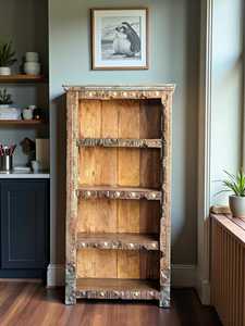 Traditional WOODEN <b>BOOKSHELF</b> Vintage <b>Bookshelf</b> handcrafted elegance living room Mix & Match Decor - MOQ 1 Container Only - Product Image 4