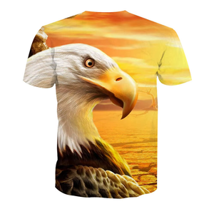T-shirt à séchage rapide, été, impression 3D pour homme, sublimation, haut en polyester, t-shirt de sport, personnalisation multicolore - Product Image 3