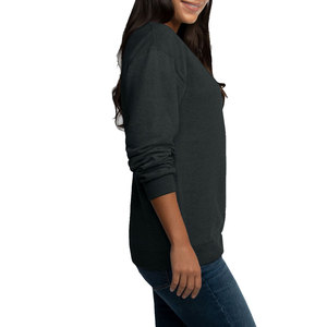 Sudaderas y pulóveres de cuello redondo de lana cómoda para mujer, suéter térmico de mezcla de algodón súper suave - Product Image 2