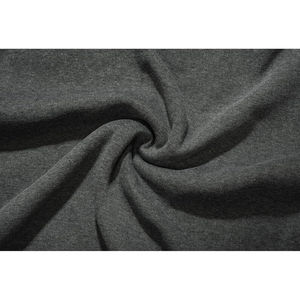 Sweat-shirt à capuche décontracté pour hommes 100% coton avec fermeture éclair Veste à capuche pour le printemps automne hiver teint en plaine - Product Image 5