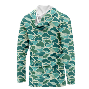 Sudadera con capucha de pesca ligera hecha a medida Sudadera con capucha de pesca de manga larga para hombres Sudadera con capucha de pesca de secado rápido para hombres - Product Image 6