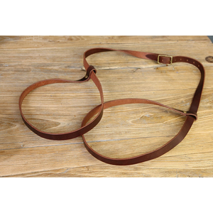 Sangle de tapis de yoga en cuir PU sangle de ceinture extensible réglable en matériau naturel avec étiquette de logo personnalisée - Product Image 5