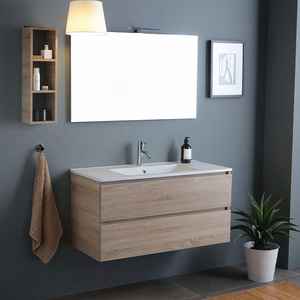 Mueble de Baño con Lavabo y Cajones de Roble Belize de 120 cm, Elegantes Muebles para su Espacio - Product Image 4