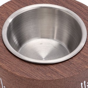 Luxury Round Wood Incense Burner With Metal Cup & Arabic Calligraphy Design Modern <b>Oud</b> <b>Bakhoor</b> Holder for Home Decor & Gifting - Product Image 5