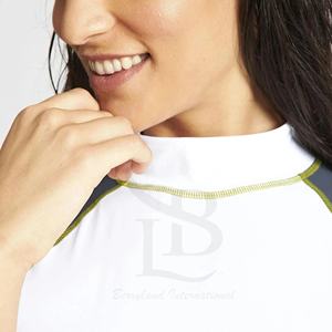 Rash Guard personalizado de manga larga para mujer, protección UV Upf 50, venta al por mayor, protectores contra sarpullidos para adultos, tasa al por mayor OEM 2025 - Product Image 2