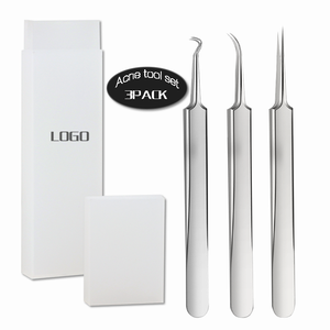 Juego de aseo para cejas y pestañas de 3 uds con tijeras para cejas, pinzas, herramientas para cejas para mujeres - Product Image 6