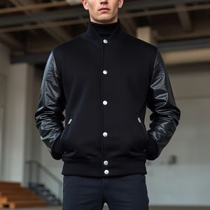 Veste universitaire rose de haute qualité avec sweat à capuche zippé, style automne Streetwear, disponible en gros, vendeur OEM, fabriqué au Pakistan - Product Image 1